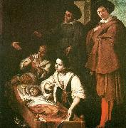 Francisco de Zurbaran birth of st. pedro nolasco oil on canvas